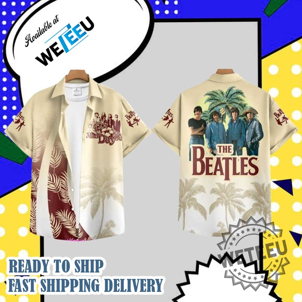 The Beatles Mad Day Out Special Hawaiian Shirt