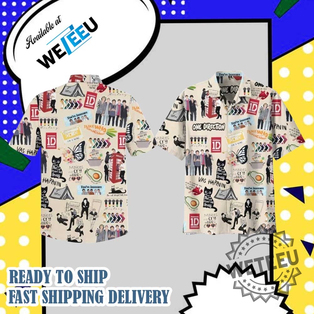 One Direction Pop Band Hawaiian Shirt