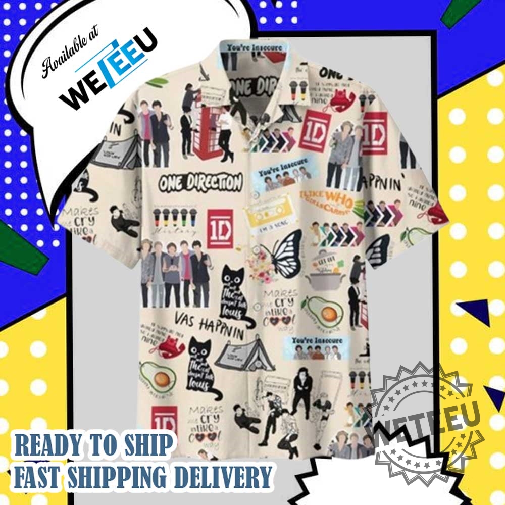 One Direction Pop Band Hawaiian Shirt 4 One Direction Pop Band Hawaiian Shirt
