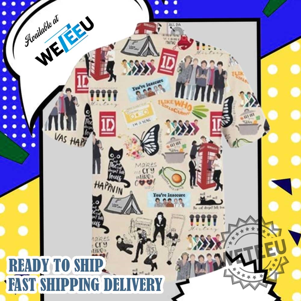 One Direction Pop Band Hawaiian Shirt 5 One Direction Pop Band Hawaiian Shirt
