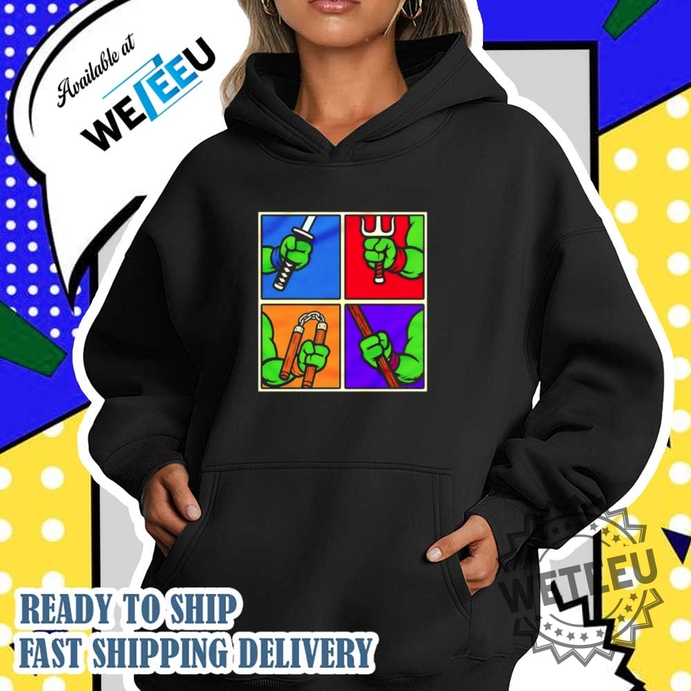 Teenage Mutant Ninja Turtles Ninja Weapons Shirt 5 Teenage Mutant Ninja Turtles ninja weapons shirt