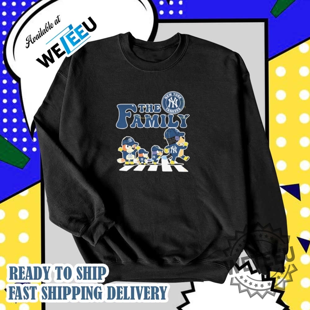 The Family Bluey X New York Yankees Shirt 6 The Family Bluey x New York Yankees Shirt
