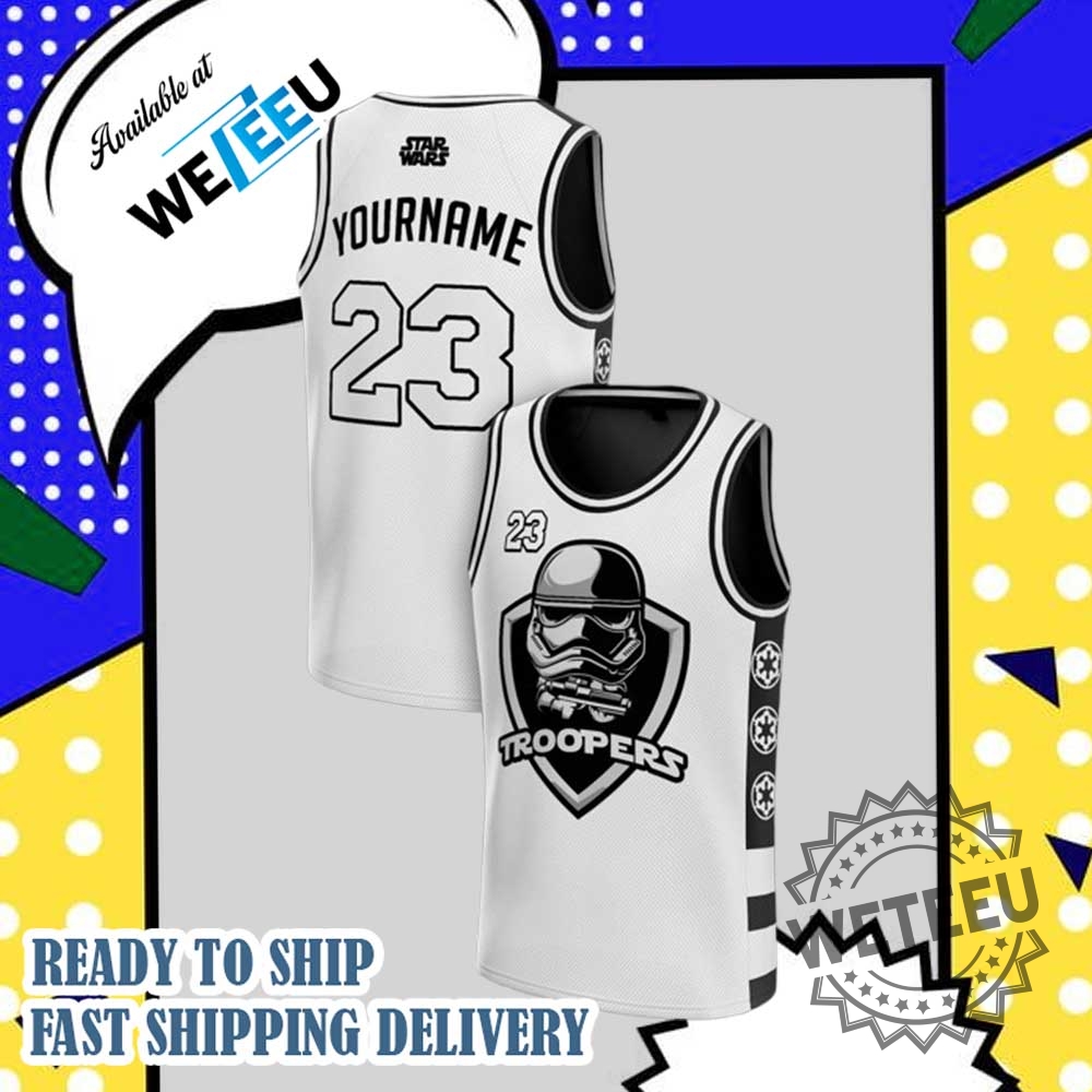 Custom Number Star Wars Troopers Concept Jersey