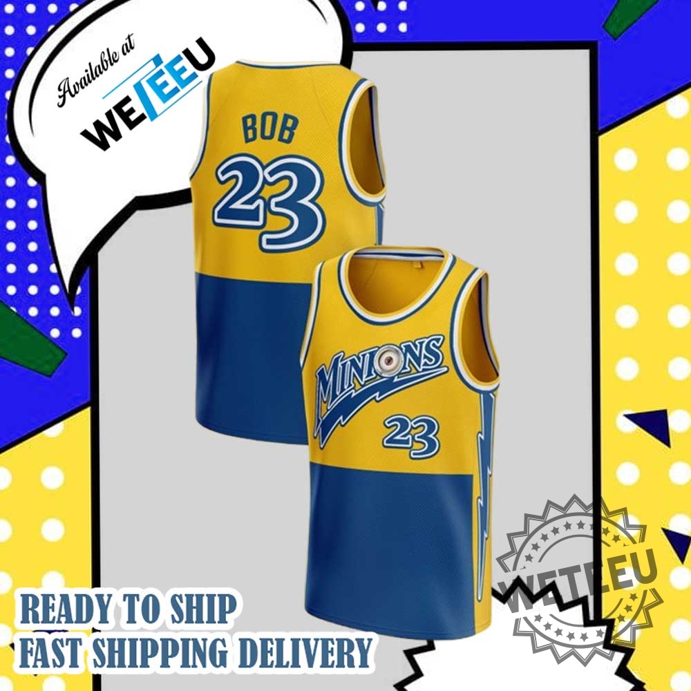 Minions Bob Basketball Jersey