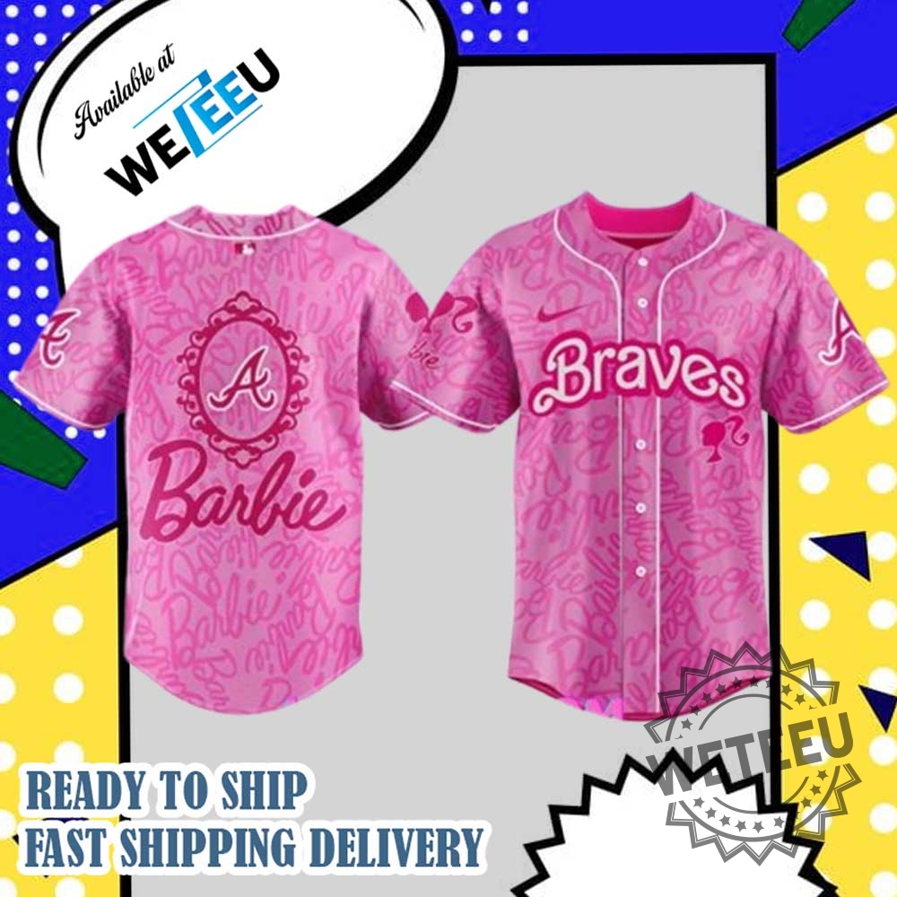 Atlanta Braves Barbie Game Day 2025 Jersey