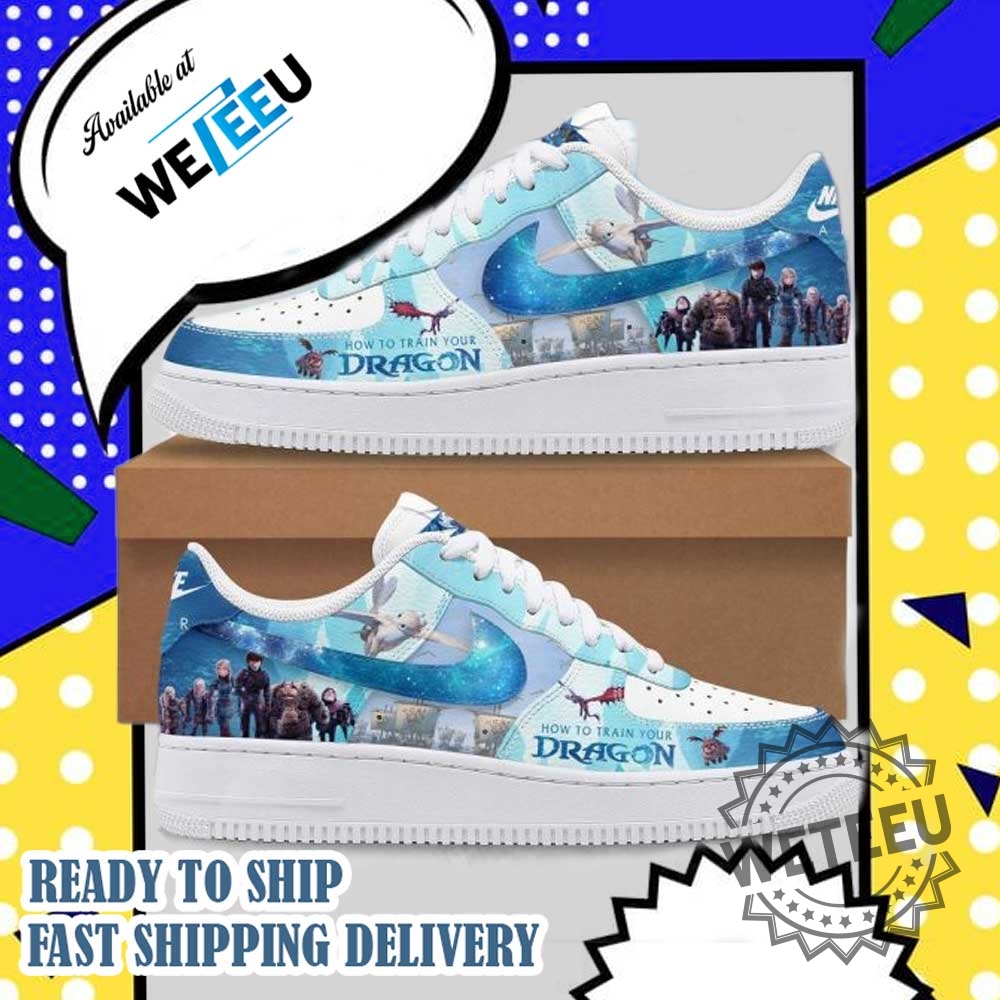 How To Train Your Dragon X Nike Air Force 1 Shoes