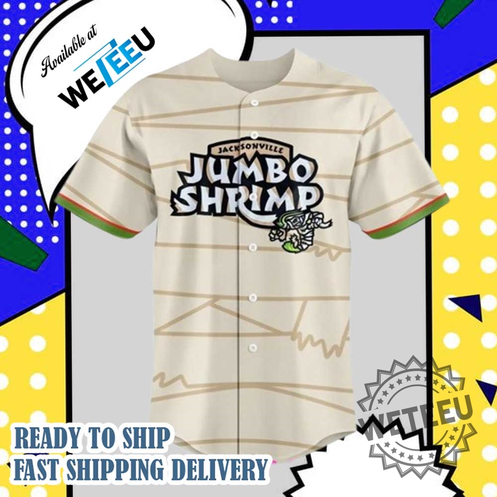 Jacksonville Jumbo Shrimp X Mummy 2025 Jersey 5 Jacksonville Jumbo Shrimp x Mummy 2025 Jersey