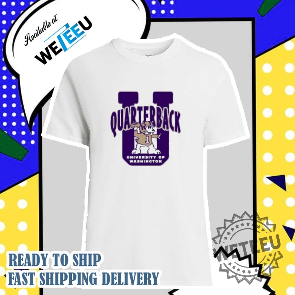 Washington Huskies Quarterback U Mascot Shirt