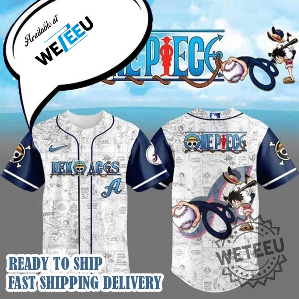 "Top 5 Must-Have Baseball Jerseys and Shirts for 2025" 29 Anime Reno Aces One Piece Night Game Auction Jersey