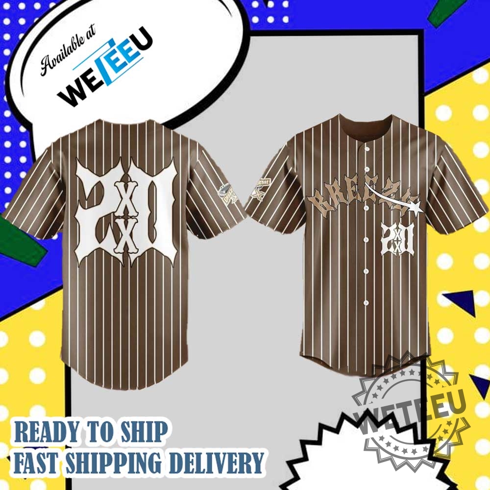 "Top 5 Must-Have Baseball Jerseys and Shirts for 2025" 32 Chris Brown X Breezy Bowl 20 Special Baseball Jersey