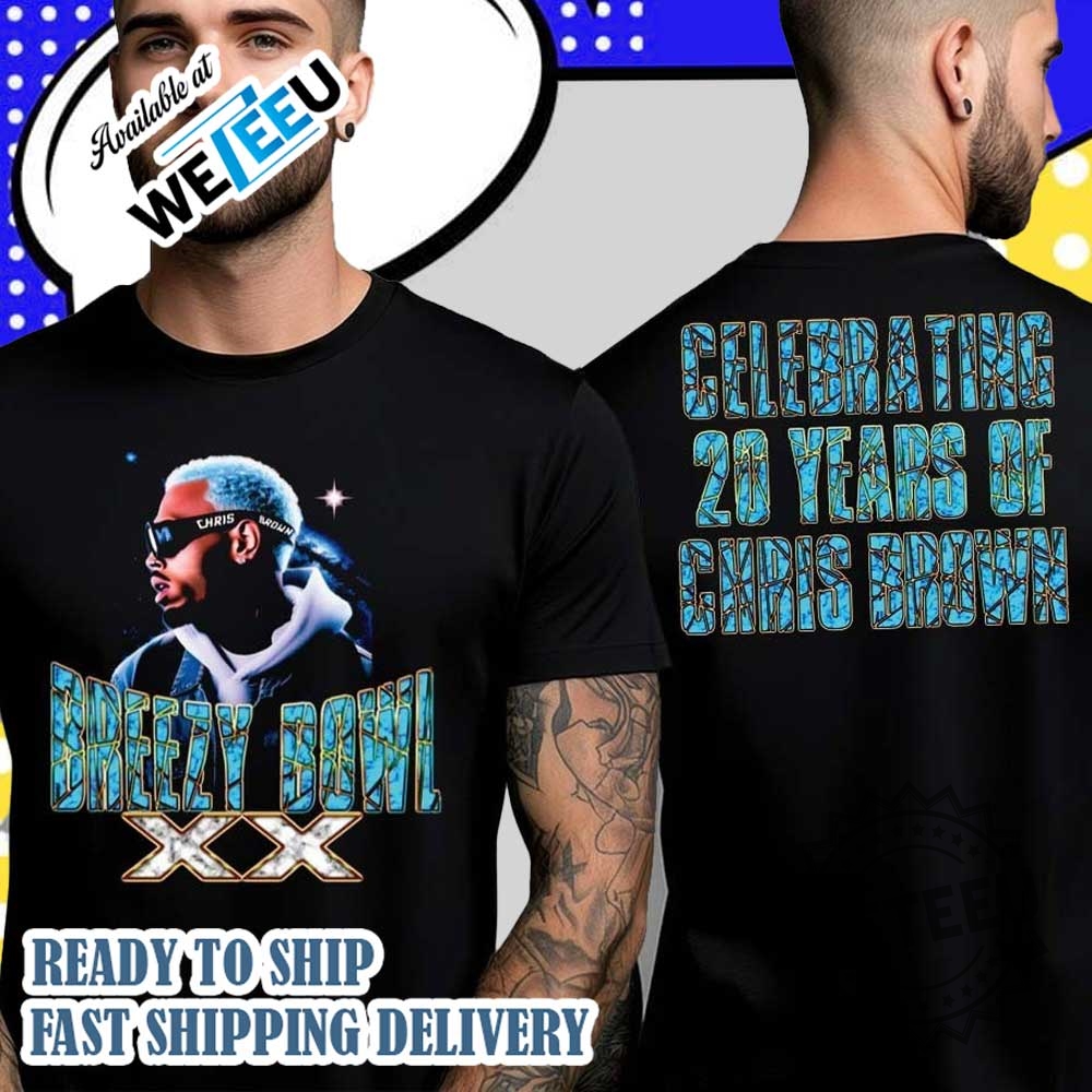 "Top 5 Must-Have Baseball Jerseys and Shirts for 2025" 38 Chris Brown Breezy Bowl Xx Futurism Ss Two Sided Shirt