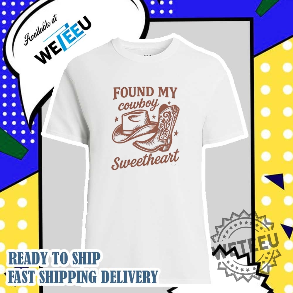 "Shop Fun Crossover Tees: Hello Kitty, Mickey, MLB, and More!" 6 Found My Cowboy Sweetheart Shirt