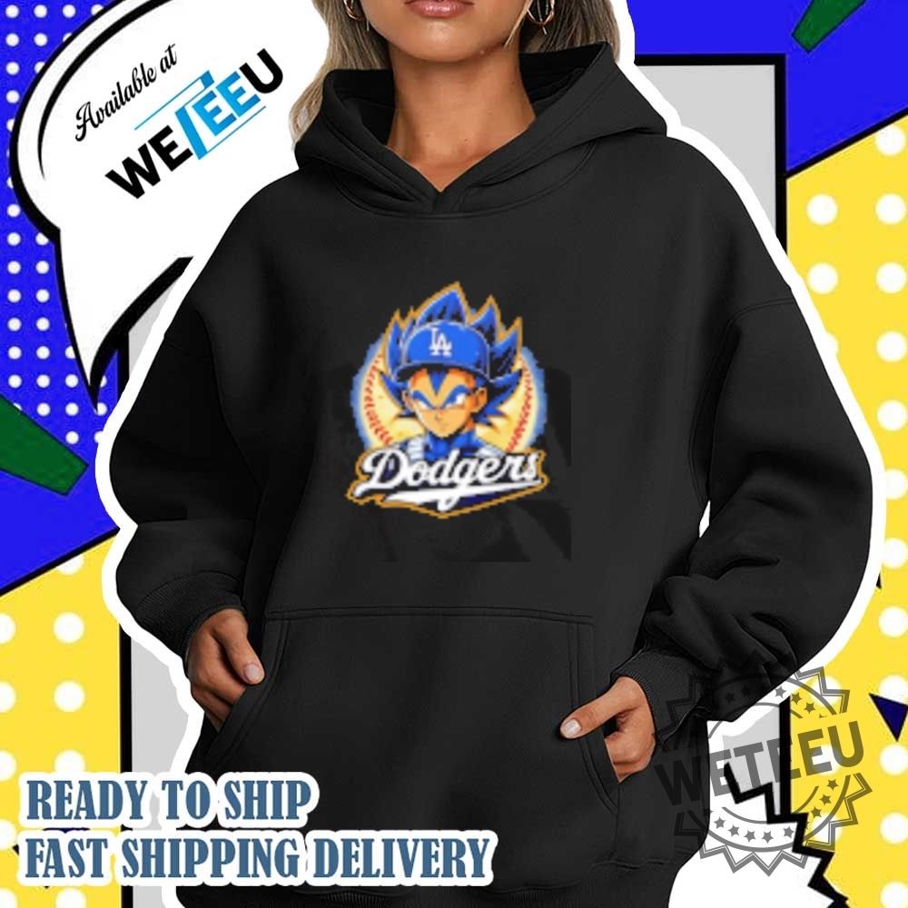 Vegeta Dragon Ball Z Dodgers Baseball Shirt 5 Vegeta Dragon Ball Z Dodgers baseball shirt