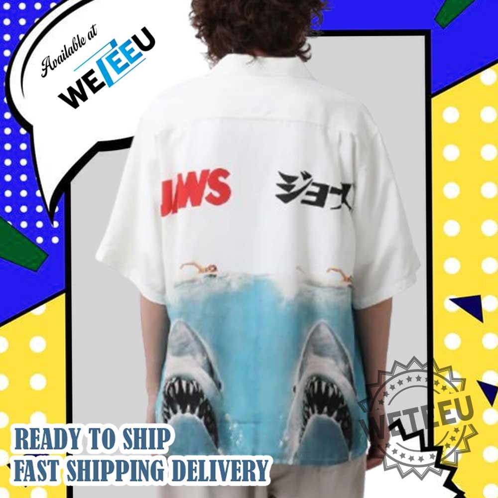 Jaws Movie Vintage Shark Attack Hawaiian Shirt 5 Jaws Movie Vintage Shark Attack Hawaiian Shirt