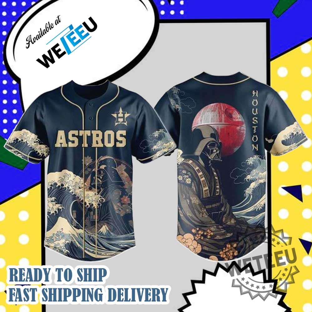 Houston Astros Darth Vader Mlb Japan Edition Baseball Jersey