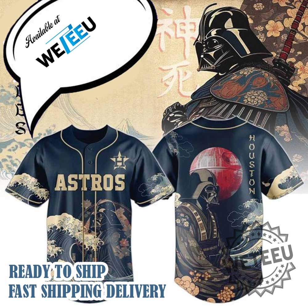 Houston Astros Darth Vader Mlb Japan Edition Baseball Jersey 3 Houston Astros Darth Vader MLB Japan Edition Baseball Jersey