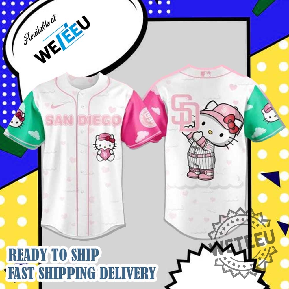 "Explore Darth Vader MLB Japan Edition Jerseys for Top Teams" 11 San Diego Padres X Hello Kitty Night Plus Baseball Jersey