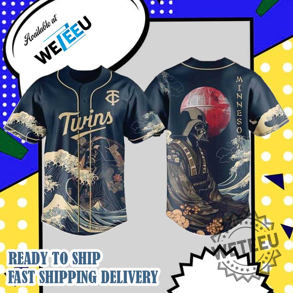Minnesota Twins Darth Vader Mlb Japan Edition Baseball Jersey