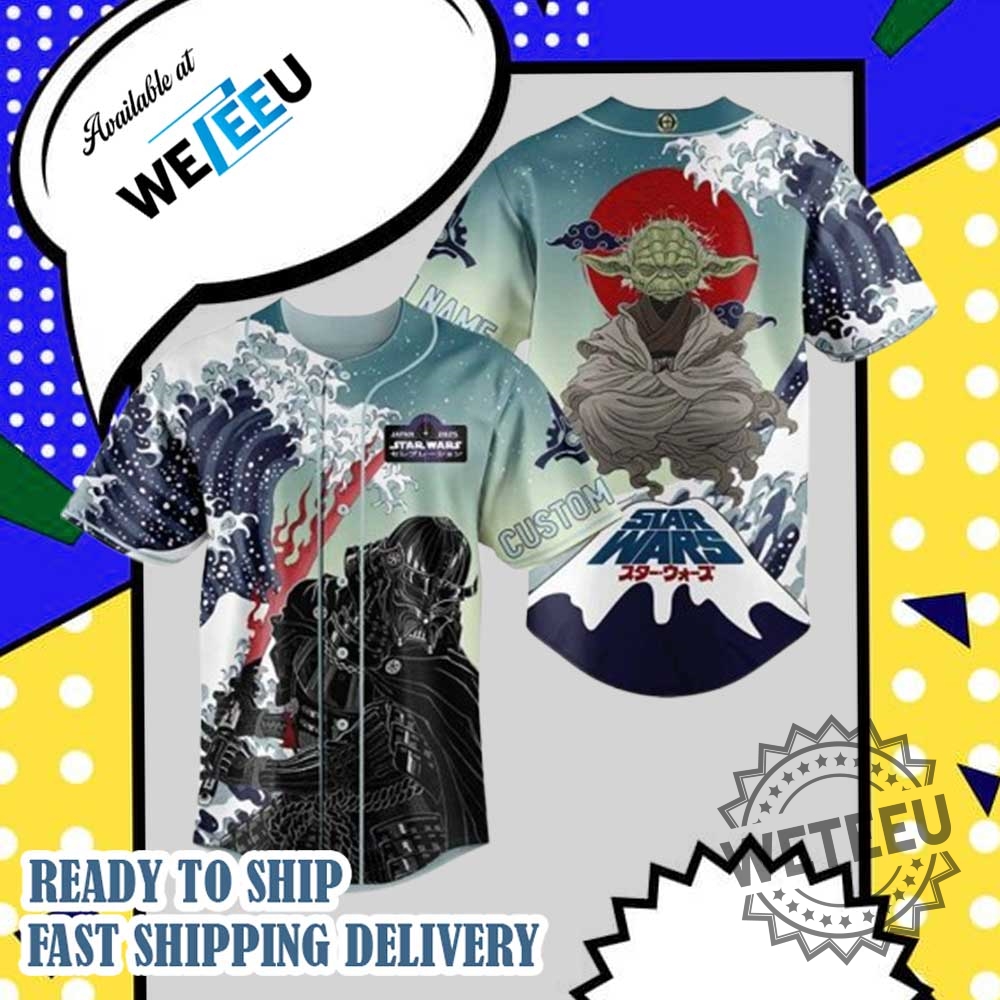 "Shop Lilo and Stitch MLB Floral Jerseys for All Teams" 13 Star Wars Japan Celebration Movie Baseball Jersey