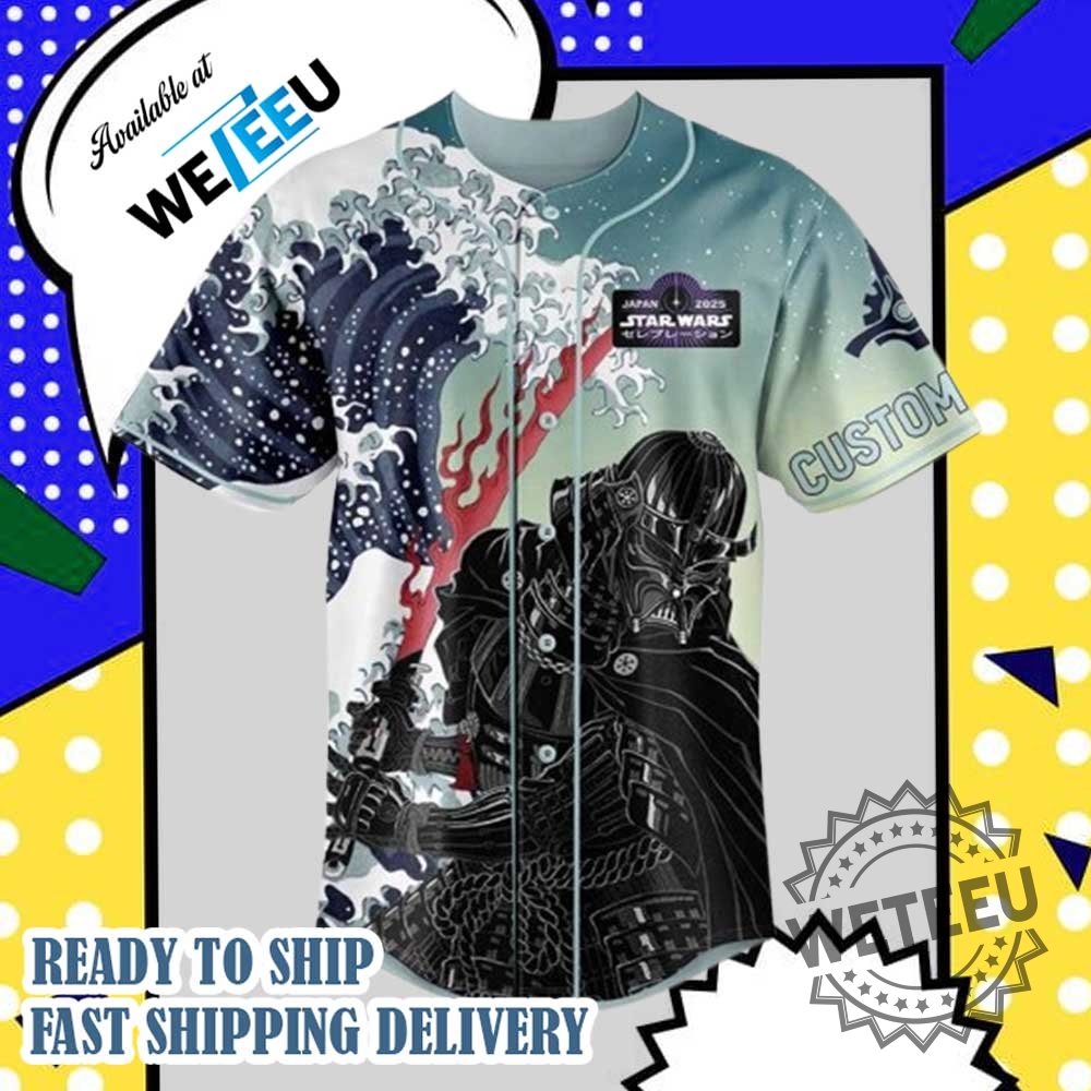 Star Wars Japan Celebration Movie Baseball Jersey 5 Star Wars Japan Celebration Movie Baseball Jersey