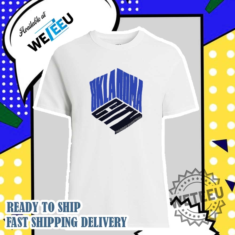 Oklahoma City Thunder Basketball Cube Shirt
