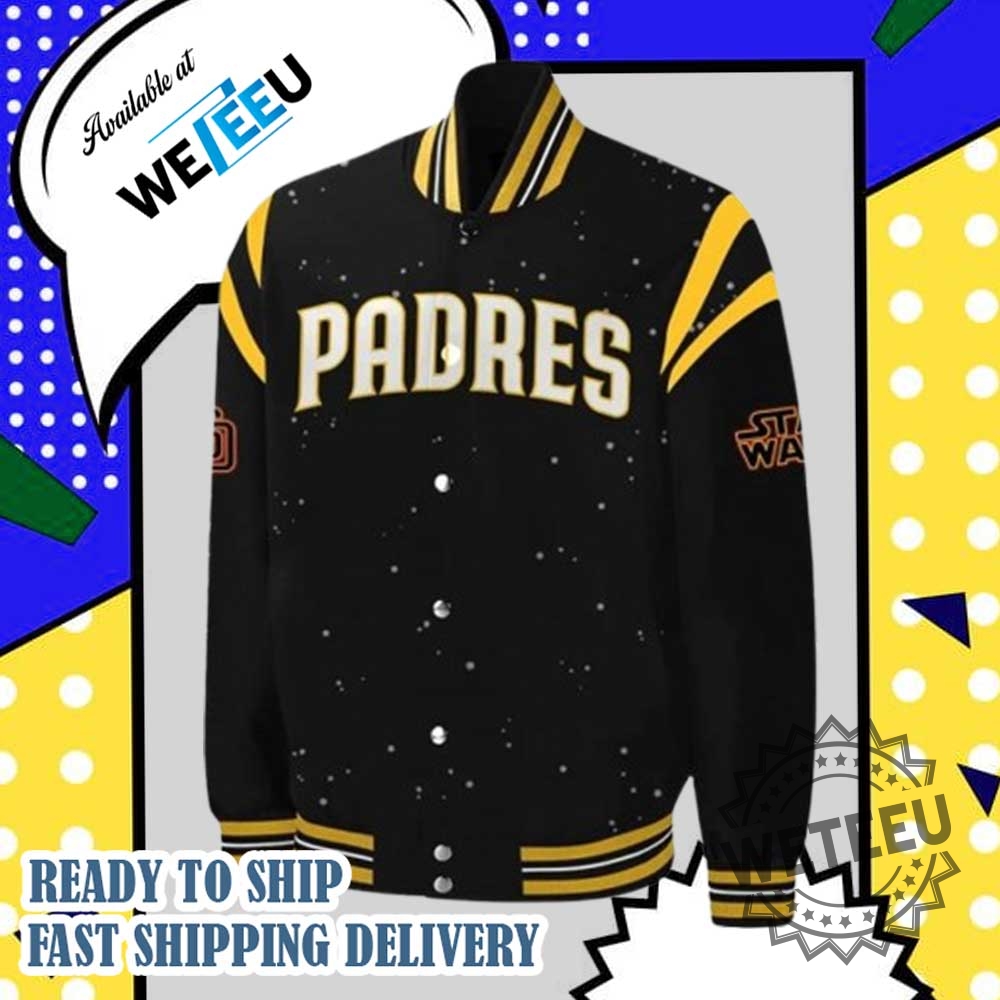 San Diego Padres X Star Wars Night 2025 Baseball Jacket 5 San Diego Padres x Star Wars Night 2025 Baseball Jacket