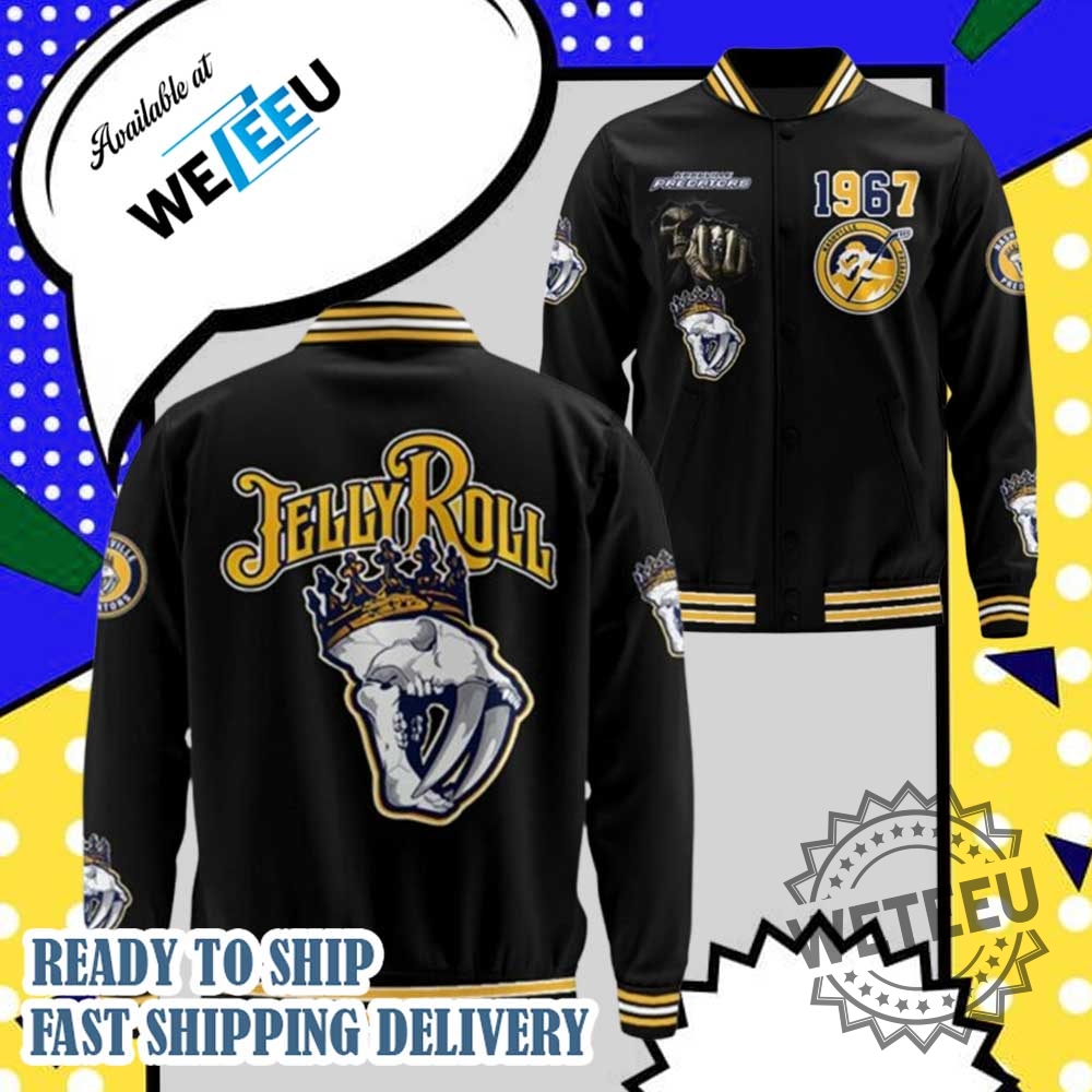 "Top 5 Exclusive Baseball Jackets for 2025 You Must Own" 3 Nashville Predators Jelly Roll Night Limited Baseball Jacket