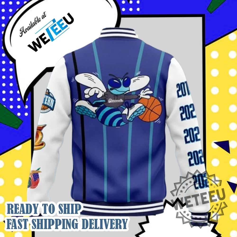 Charlotte Hornets Dreamville Special Edition Varsity Jacket 4 Charlotte Hornets Dreamville Special Edition Varsity Jacket