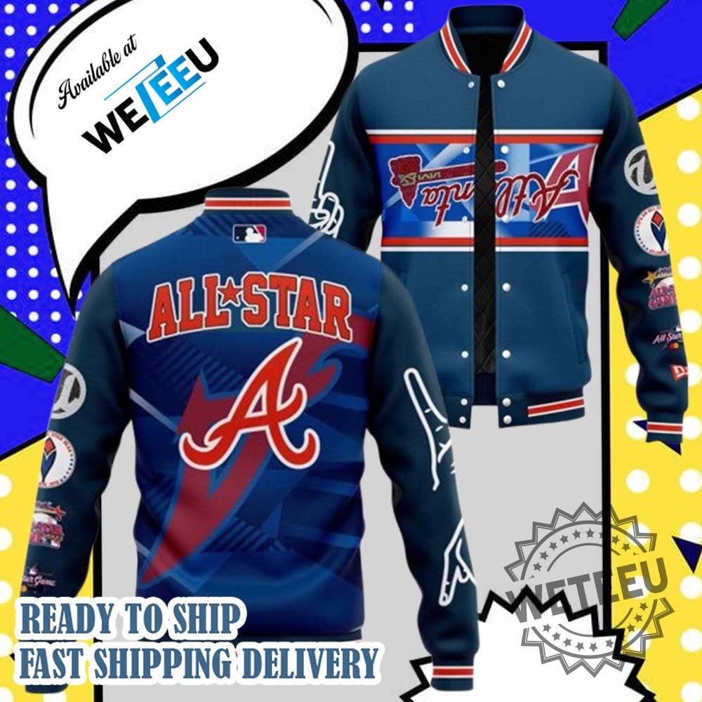 "Top 5 Exclusive Baseball Jackets for 2025 You Must Own" 13 Atlanta Braves X Usher 2025 Allstar Baseball Jacket