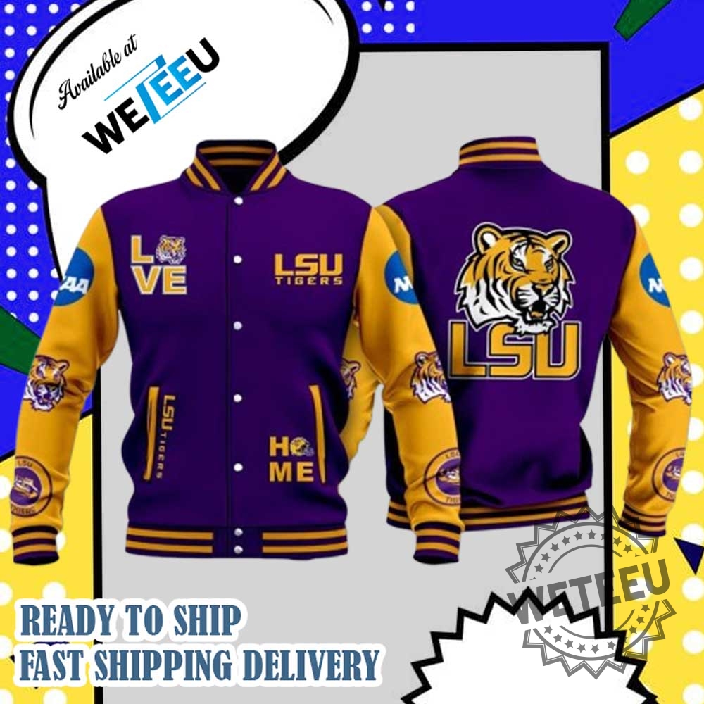 "Top 5 Exclusive Baseball Jackets for 2025 You Must Own" 14 Ncaa Lsu Tigers Full Print Baseball Jacket