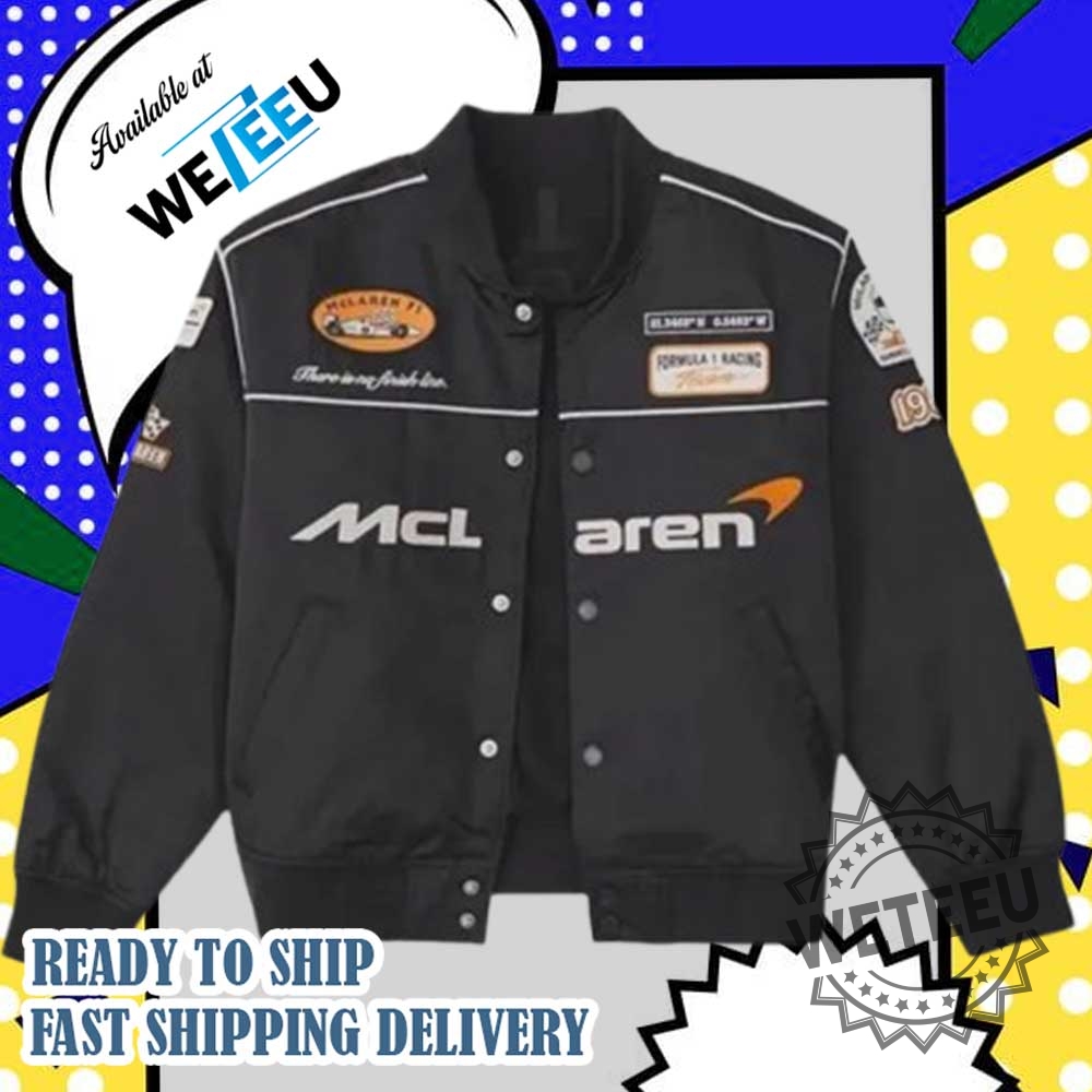 "Top 5 Exclusive Baseball Jackets for 2025 You Must Own" 17 Mclaren Bomber Black Jacket