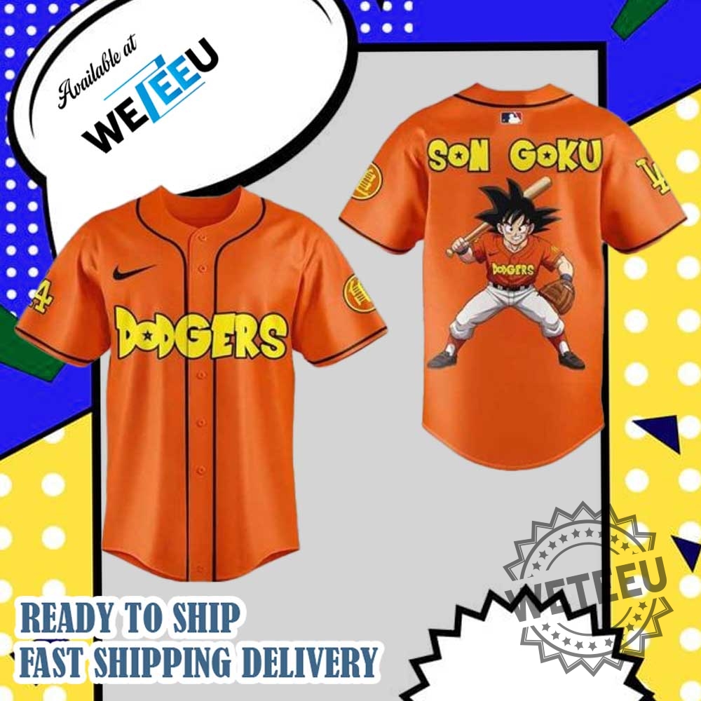 "Top 5 Must-Have Baseball Jerseys: Dodgers and Braves Special Editions" 3 Dragon Ball Night 2025 Los Angeles Dodgers Baseball Jersey