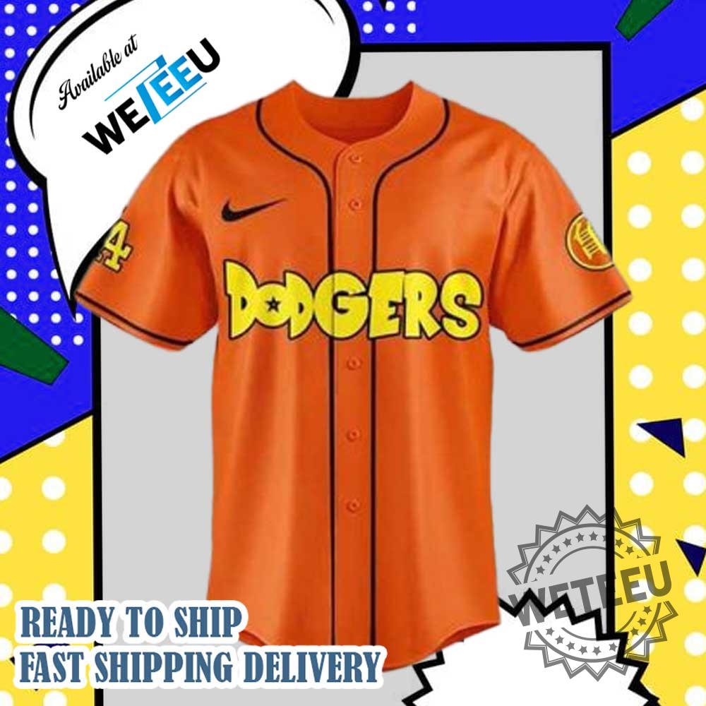 Dragon Ball Night 2025 Los Angeles Dodgers Baseball Jersey 4 Dragon Ball Night 2025 Los Angeles Dodgers Baseball Jersey