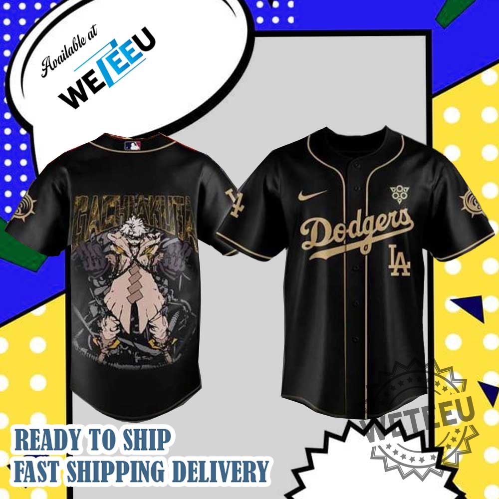 "Top 5 Must-Have Baseball Jerseys: Dodgers and Braves Special Editions" 11 Gachiakuta Los Angeles Dodgers Baseball Jersey