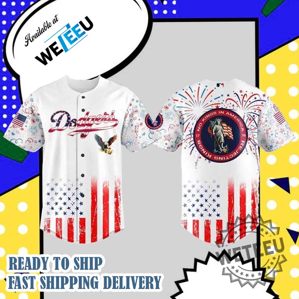 "Top 5 Must-Have Baseball Jerseys: Dodgers and Braves Special Editions" 13 4Th Of July Military Los Angeles Dodgers Custom Baseball Jersey