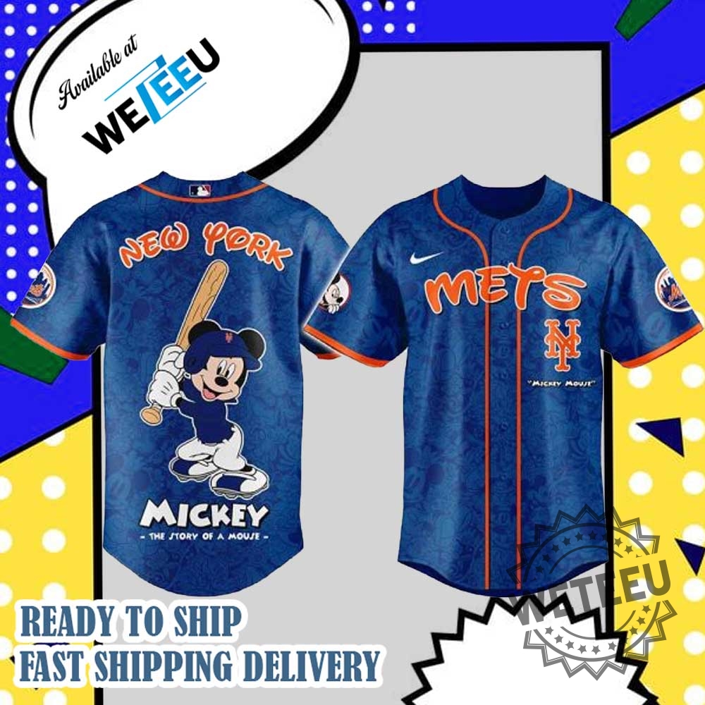 "Top 5 Must-Have Baseball Jerseys: Dodgers and Braves Special Editions" 20 Mickey Mouse New York Mets Personalized Baseball Jersey