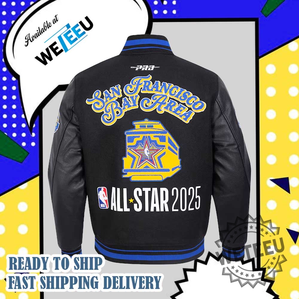 Unisex 2025 Nba Allstar Game Pro Standard Black Baseball Jacket Nba Event Apparel 3 Unisex 2025 NBA All-Star Game Pro Standard Black Baseball Jacket – NBA Event Apparel