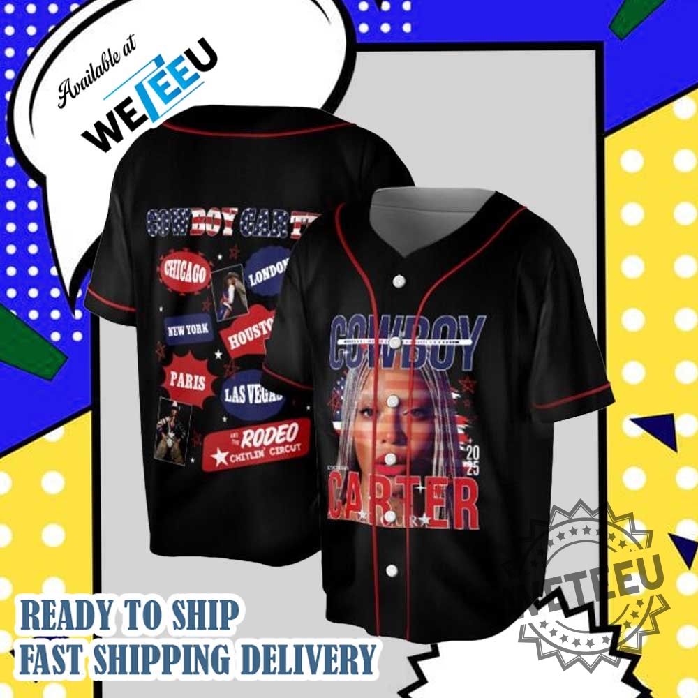 Cowboy Carter Rodeo Tour 2025 Baseball Jersey