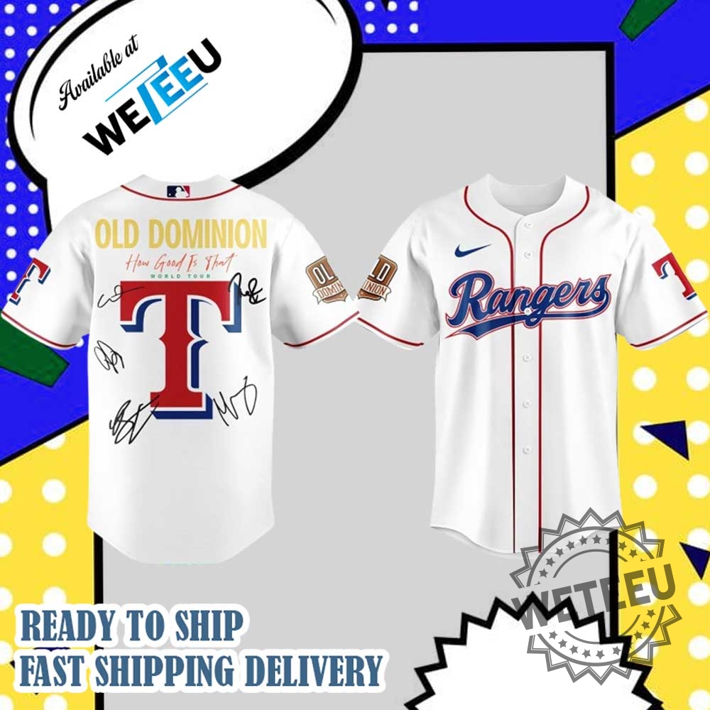 Texas Rangers X Old Dominion Postgame Concert Series Jersey
