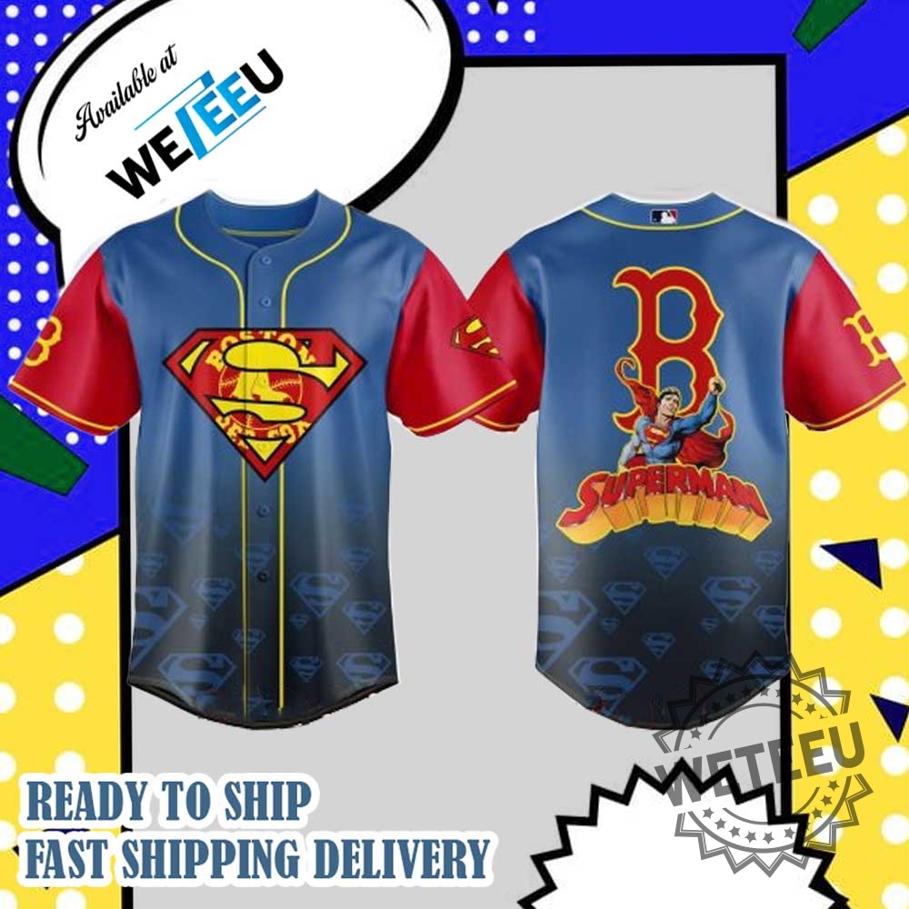 Boston Red Sox Superman Night 2025 Baseball Jersey