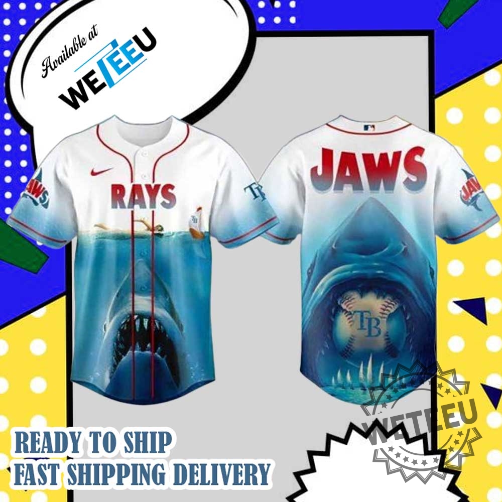Tampa Bay Rays X Jaws 2025 Baseball Jersey