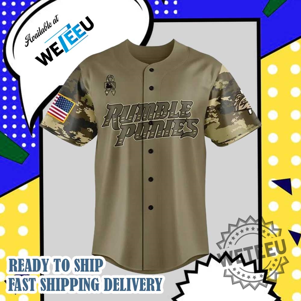 Personalized Binghamton Rumble Ponies Military Appreciation Night 2025 Baseball Jersey 4 Personalized Binghamton Rumble Ponies Military Appreciation Night 2025 Baseball Jersey