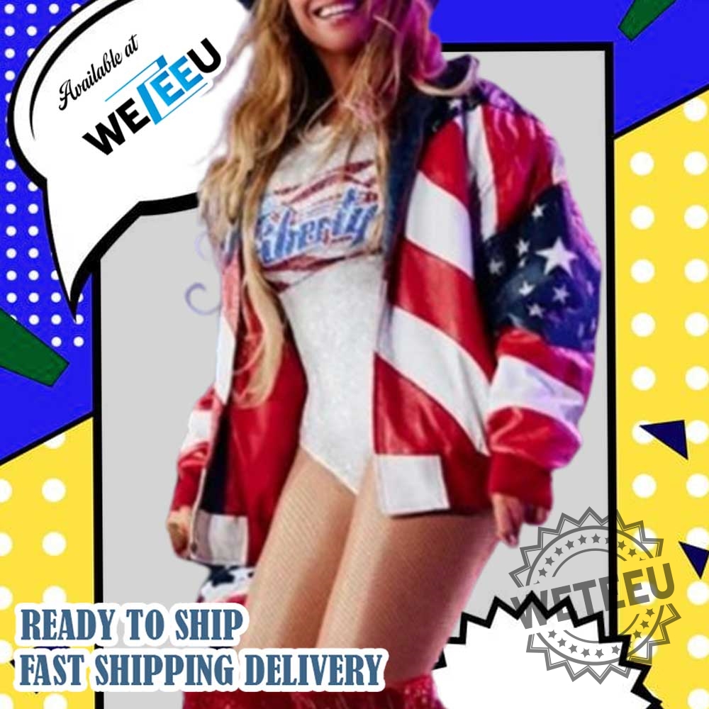"Top 5 Must-Have Baseball Jackets for Sports and Fashion Lovers" 6 Beyonce Michael Hoban American Flag Baseball Jacket