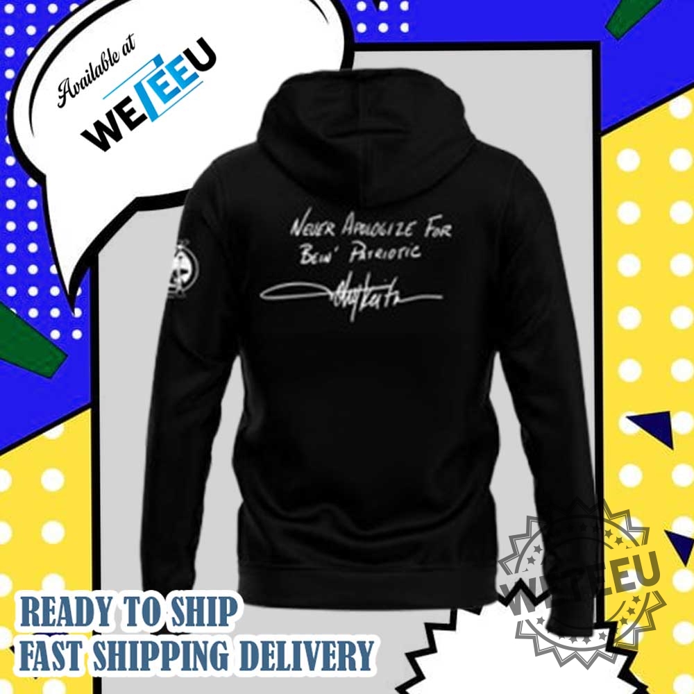 Toby Keith American Icon Black Hoodie 5 Toby Keith American Icon Black Hoodie