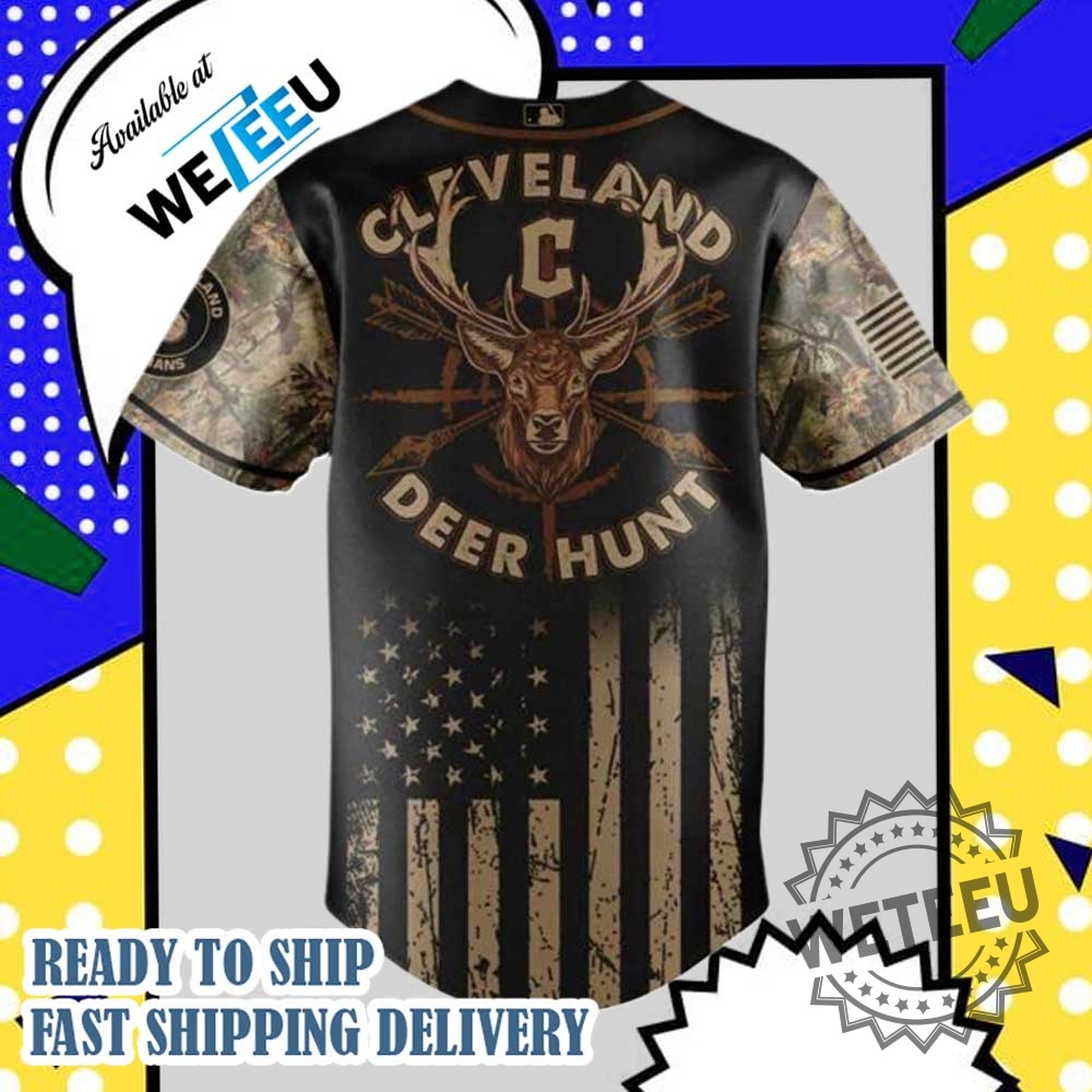 Nike Personalized Baseball Jersey Cleveland Guardians Mlb X Deer Hunting Design 5 Nike Personalized Baseball Jersey - Cleveland Guardians MLB X Deer Hunting Design
