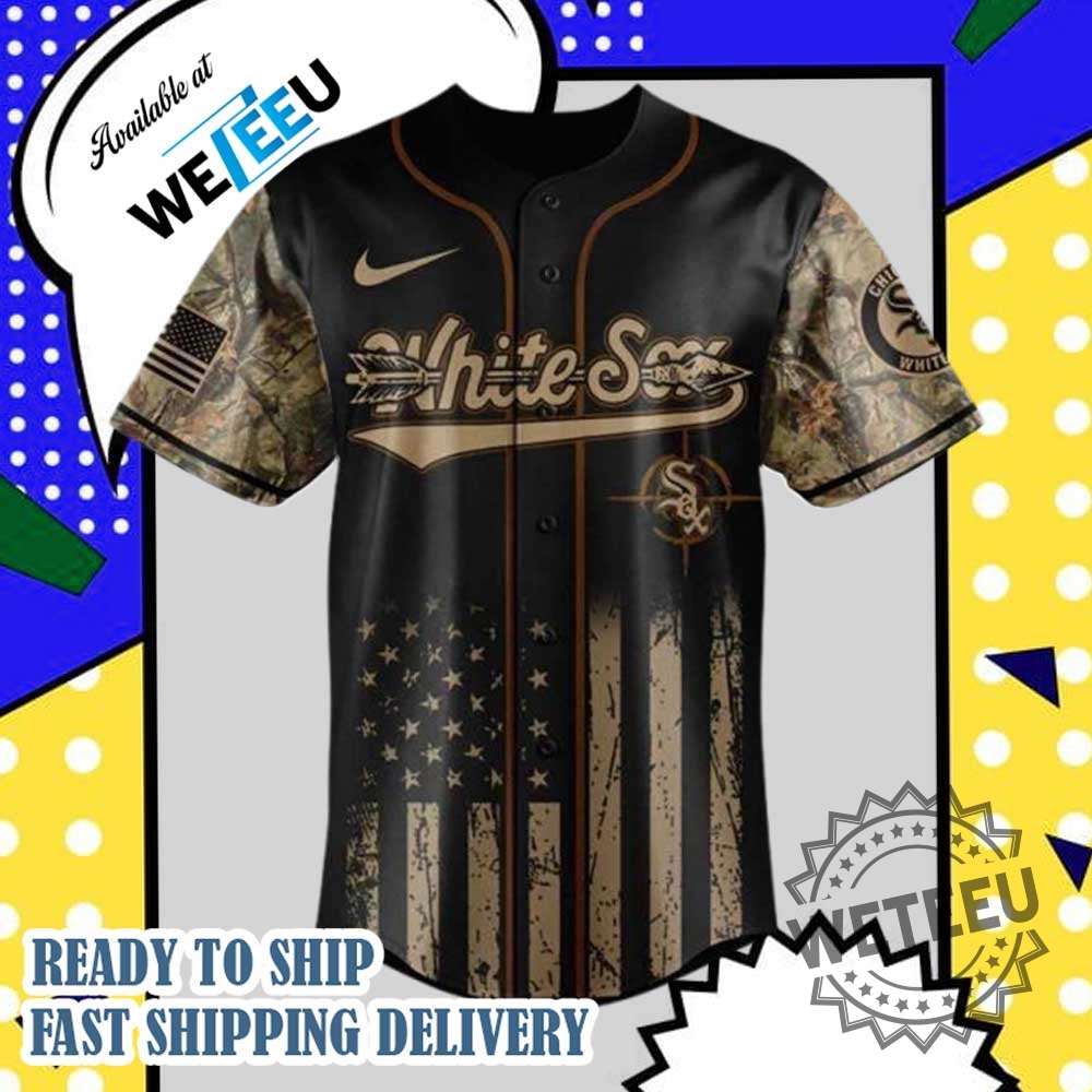 Nike Personalized Baseball Jersey Chicago White Sox Mlb X Deer Hunting Custom Jersey 4 Nike Personalized Baseball Jersey - Chicago White Sox MLB X Deer Hunting Custom Jersey