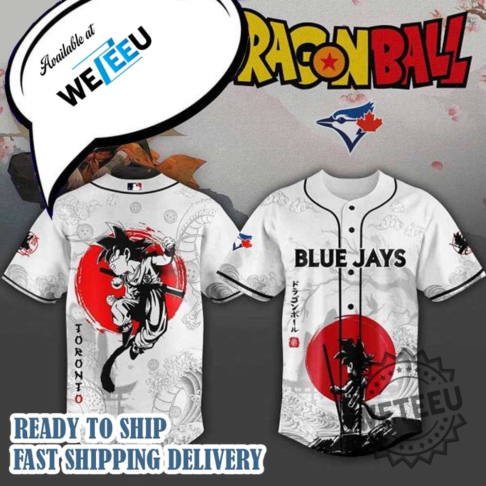 "Explore Exclusive Blackpink MLB and Dragon Ball Custom Jerseys" 6 Toronto Blue Jays Mlb X Dragon Ball Custom Baseball Jersey