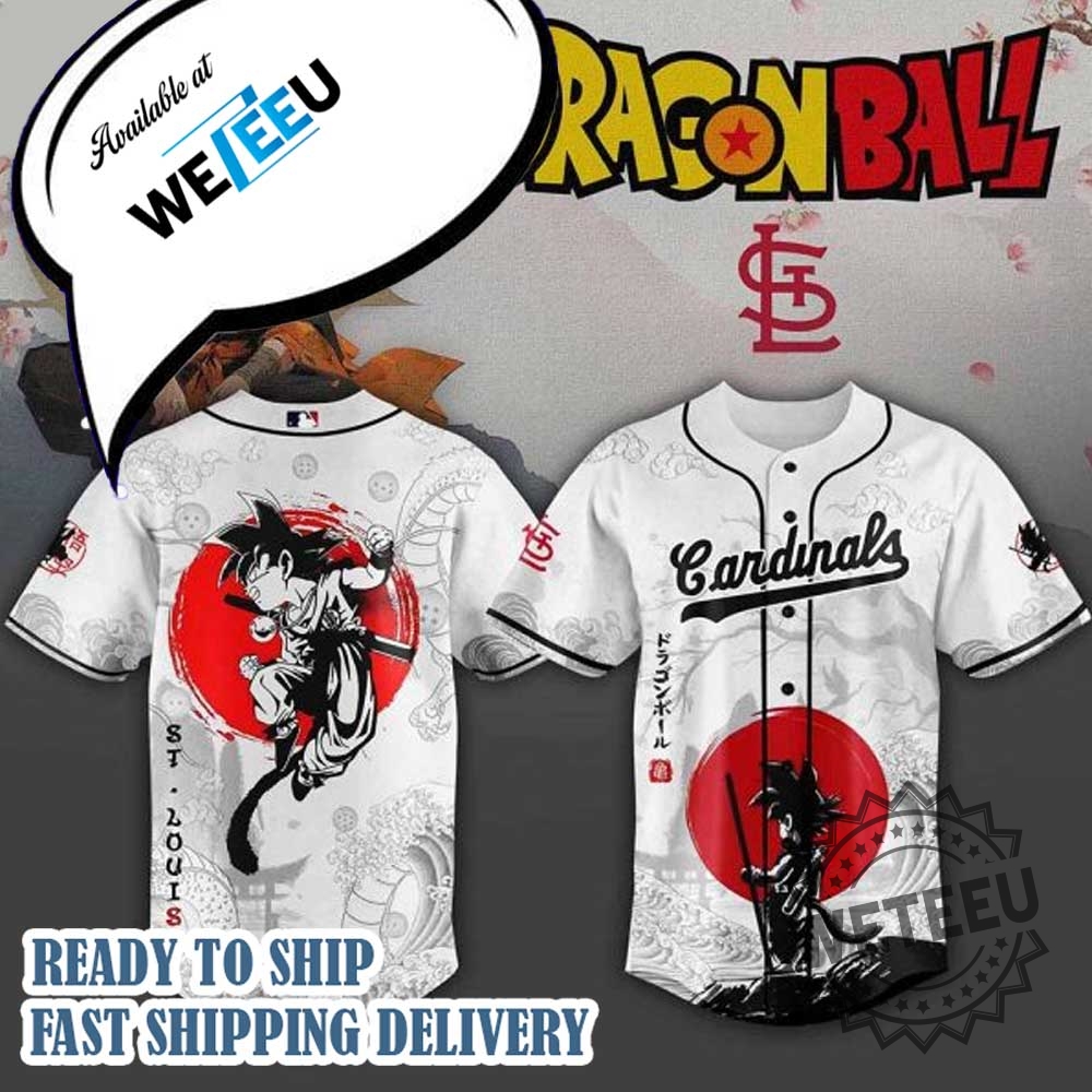 "Explore Exclusive Blackpink MLB and Dragon Ball Custom Jerseys" 7 St Louis Cardinals Mlb X Dragon Ball Custom Baseball Jersey