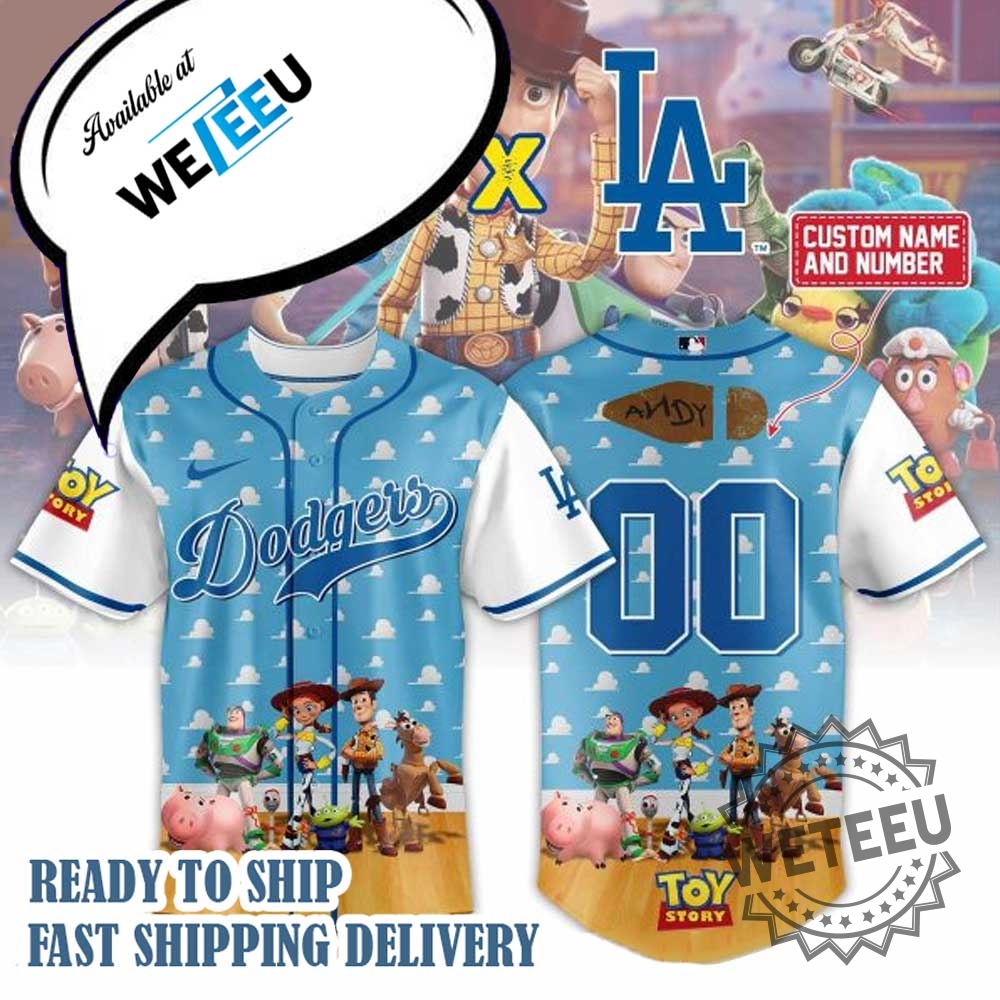 "Explore Exclusive Blackpink MLB and Dragon Ball Custom Jerseys" 19 Los Angeles Dodgers X Toy Story Game 2025 Baseball Jersey