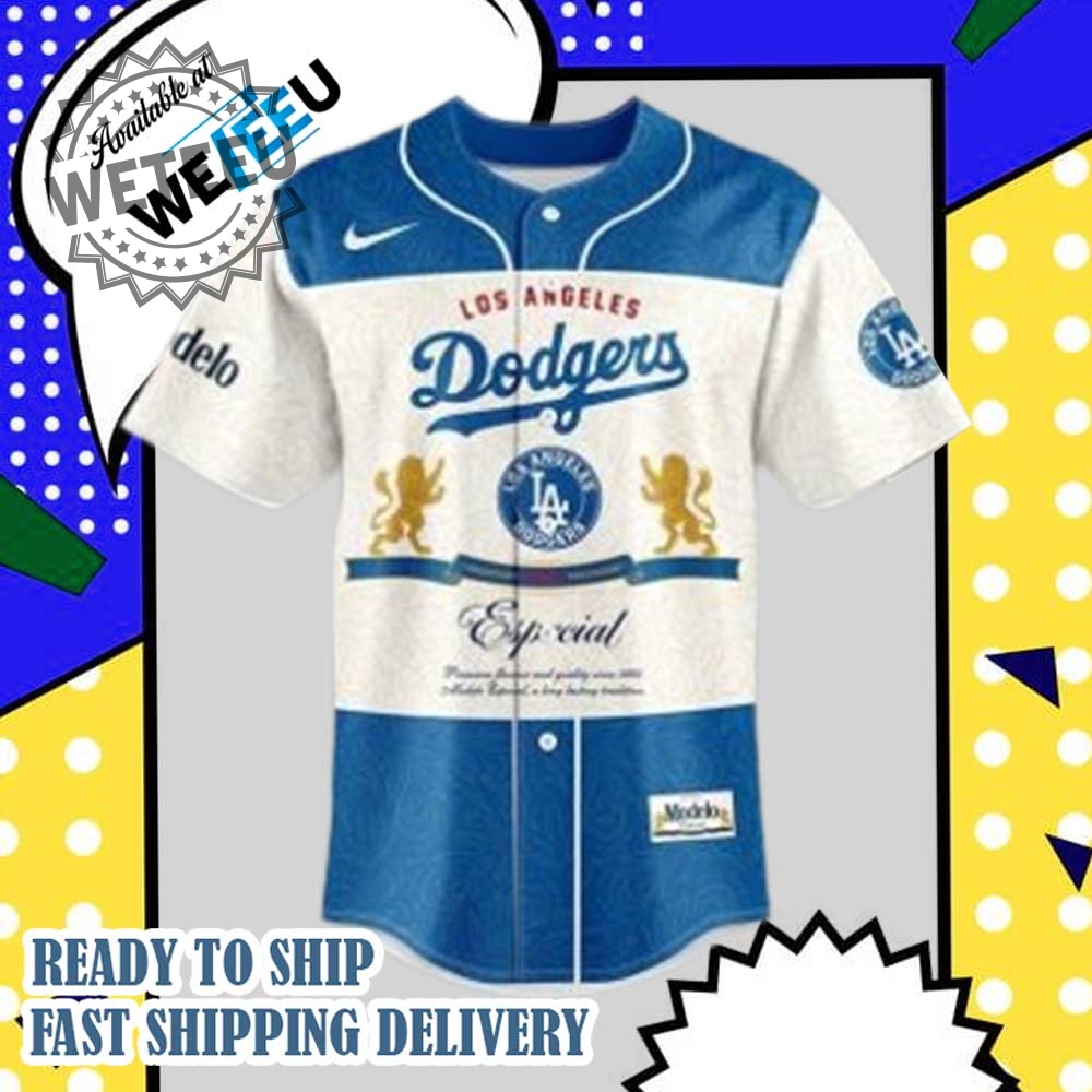 Los Angeles Dodgers X Modelo 2025 Personalized Baseball Jersey 5 Los Angeles Dodgers x Modelo 2025 Personalized Baseball Jersey